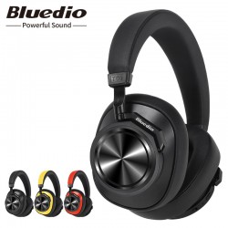 Bluedio T6S Bluetooth headphones - active noise cancelling - wireless headset with voice control