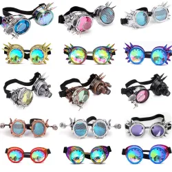 Steampunk & gothic glasses with rivets - vintage gogglesHalloween & feest