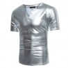 Shiny Metallic T-Shirt - Kurzarm