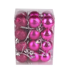 Christmas tree balls 24 piecesKerstmis