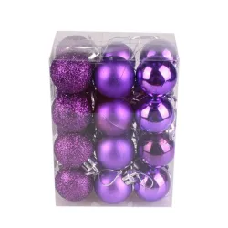 Christmas tree balls 24 piecesKerstmis