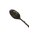 Vintage carved tea & dessert spoon with crystalBestek