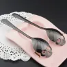 Skull shaped stainless steel spoon for tea & coffee & dessertsBestek