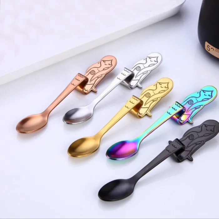 Decorative stainless steel teaspoons for tea & coffee & dessertsBestek