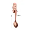 Decorative stainless steel teaspoons for tea & coffee & dessertsBestek