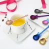 Roestvrijstalen theelepel met gitaar voor thee & koffie & dessertsBestek