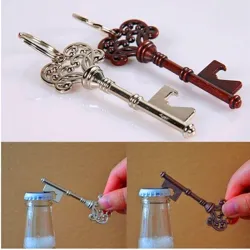 Key shaped bottle opener with keyringBar producten