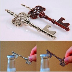 Schlüsselförmiger Flaschenöffner mit Schlüsselanhänger