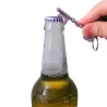 Key shaped bottle opener with keyringBar supply