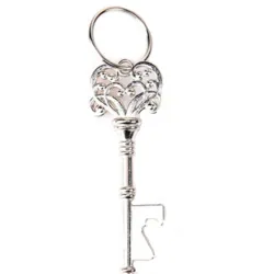 Key shaped bottle opener with keyringBar producten