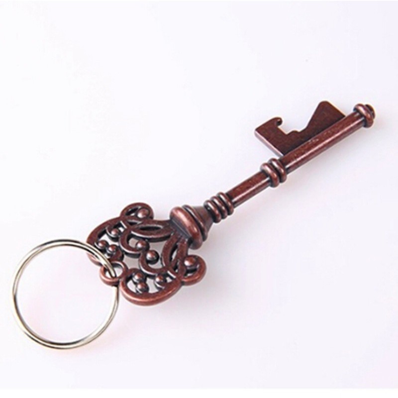 Key shaped bottle opener with keyringBar producten