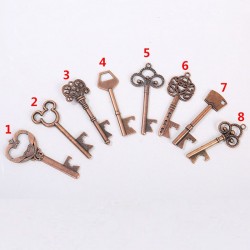 Key shaped bottle opener - vintage keychain