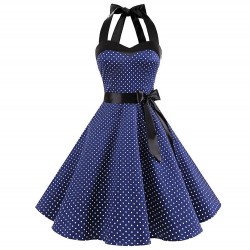 Vintage Spitze Kleid mit Polka Dots