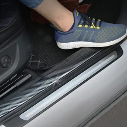 5D carbon autosticker strip - instaplijsten beschermerStickers