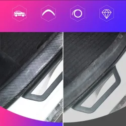 5D carbon autosticker strip - instaplijsten beschermerStickers