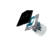 Luxury wall light switch with touch sensor - crystal glass - 2gang & 1 waySchakelaars