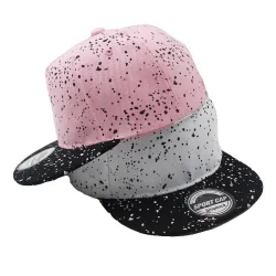 Children's baseball hat with printed dotsPetjes & mutsjes
