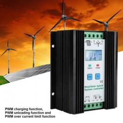 12V PWM Wind & Solarenergie Hybrid-Controller - digitale intelligente Steuerung - Laderegler