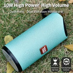 Bluetooth speaker - portable wireless mini column - 3D 10W - FM TF cardBluetooth Luidsprekers