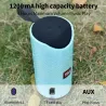 Bluetooth speaker - portable wireless mini column - 3D 10W - FM TF cardBluetooth Luidsprekers