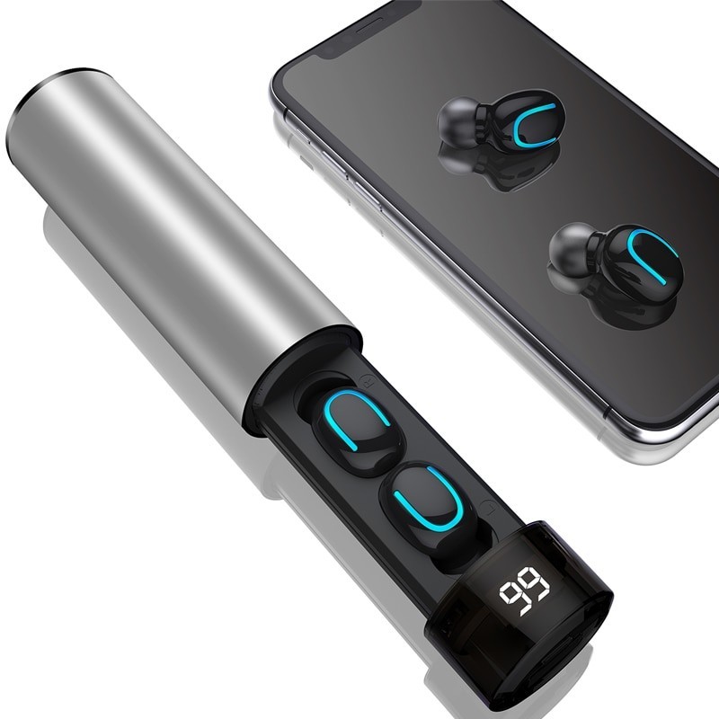 Q67 TWS wireless earbuds - 3D stereo - Bluetooth 5 - dual microphone - waterproof - auto pairing headset