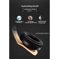 Wireless Bluetooth headphones - noise cancelling - foldable - stereo bass - adjustable earphones with microphoneEar- & Headph...