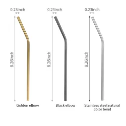Reusable - stainless steel drinking strawsBar supply