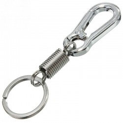 Stainless steel carabiner clip keychain keyringSleutelhangers