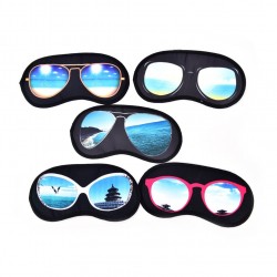 Schlafmaske mit Sonnenbrillenmuster - Augenmaske