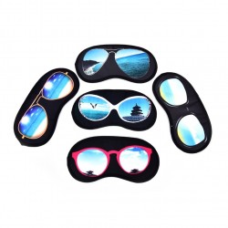 Schlafmaske mit Sonnenbrillenmuster - Augenmaske