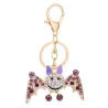 Crystal smiling bat - keyringKeyrings