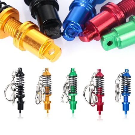 Sleutelhanger met schokdemperSleutelhangers