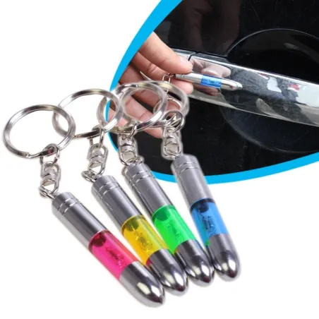 Anti-statische metalen sleutelhanger - ingebouwde LEDSleutelhangers