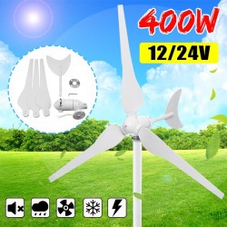400W 12V- 24V - 3 blade - horizontal - wind turbine generatorElectronica & Gereedschap