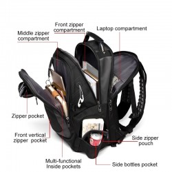 Multifunction waterproof backpack - unisex