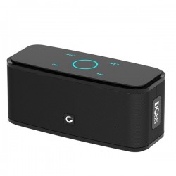 DOSS SoundBox - 2 * 6W - Bluetooth-luidspreker - aanraakbediening - draadloos - stereogeluid - bas - ingebouwde microfoonBlue...