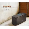 DOSS SoundBox - 2 * 6W - Bluetooth-luidspreker - aanraakbediening - draadloos - stereogeluid - bas - ingebouwde microfoonBlue...
