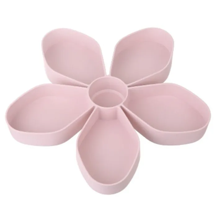 Petal-vormige snack box lade - roterend - voedsel opslagOpslag