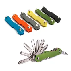 Sleutelhouder - aluminium clip - organizer - sleutelhangerSleutelhangers