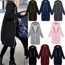 Casual BTS hoodie zipper long and coat - sweatshirt - jacket- women plus size 5XL