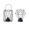 Vintage wrought iron lantern - night light - LED table lampVerlichting