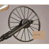 Bicycle & water pipe - vintage LED Edison light - wall lampWandlampen