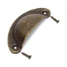 Schelpvormige meubelgrepen met schroeven - 8 stuksMeubels