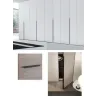 Gold - silver - black - hidden furniture door handles - zinc alloyFurniture