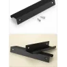 Gold - silver - black - hidden furniture door handles - zinc alloyFurniture