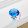 Furniture handles with screws - crystal knobs - 30mm - 5 piecesFurniture